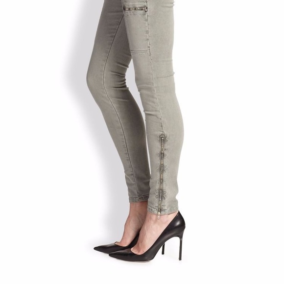 EUC J Brand Kassidy Vintage Olive Zipper Skinny - Picture 10 of 15